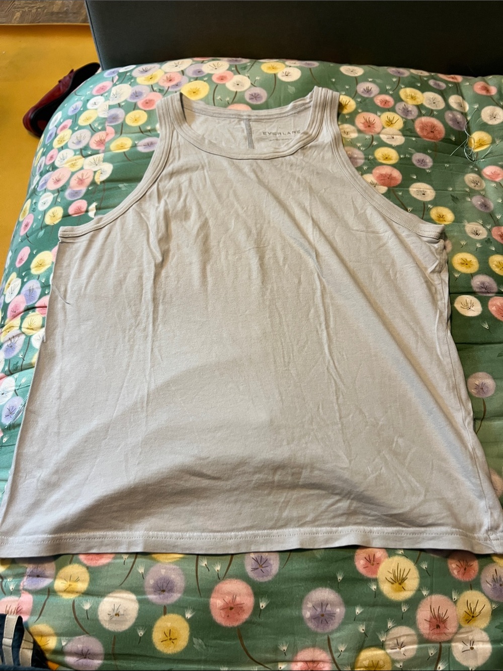 Everlane Light Gray Cotton Tank Top